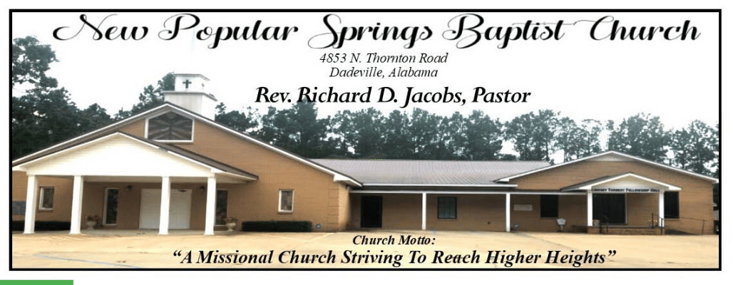 New Popular Springs Missionary Baptist Church